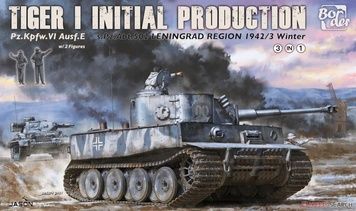 Збірна модель 1/35 Tiger I Pz.Kpfw.VI Ausf.E початкових випусків, Ленінград 1942/1943 (з фігурами), Border Model BT-014