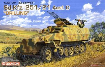Збірна модель 1/35 Sd.Kfz. 251/21 Drilling, Dragon 6217