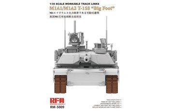 Збірна модель 1/35 Набір гусеничних траків T-158 "Big Foot" для M1A1/ M1A2 Abrams, RFM RM-5009