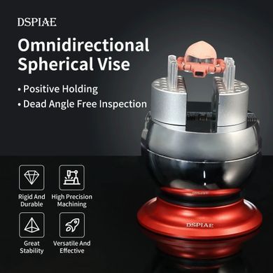Сферичні обертові лещата великі для моделювання DSPIAE AT-SV