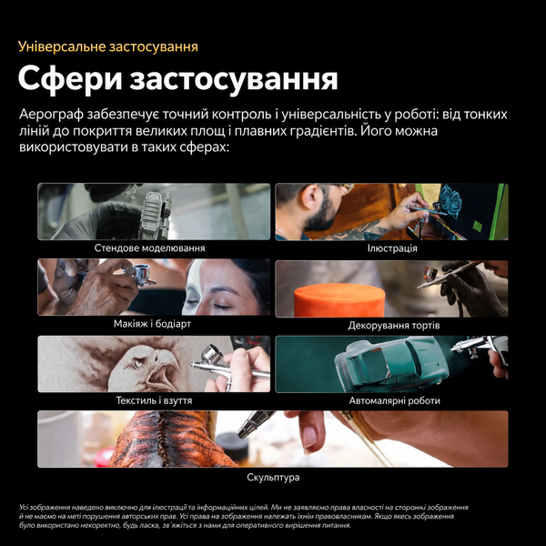 Аерограф Gaahleri Advanced Seeker 0.3 / 0.5 мм, арт. 46807