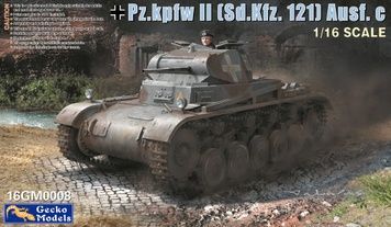 Збірна модель 1/16 Pz.Kpfw.II Ausf.C модифікований, Французька кампанія, Gecko Models 16GM0007