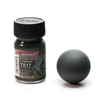 Нітро фарба Чорно-зелена для радянського камуфляжу (Russian Black Green), Sunin7 T017 (15 мл)