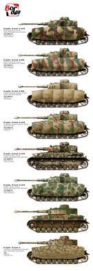 Збірна модель 1/35 Pz.Kpfw.IV Ausf.G (пізній), Border Model BT-001 (2025)