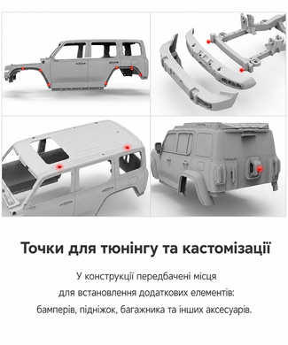 Збірна модель 1/24 Позашляховик  GWM Tank 300, модель без клею, стандартна версія, Funbox FB24002