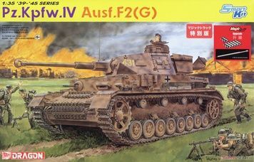 Збірна модель 1/35 Pz.Kpfw.IV Ausf.F2(G), з Magic Tracks, Dragon 6360