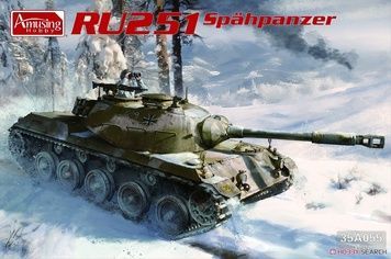 Збірна модель 1/35 RU251 Spahpanzer західнонімецький легкий танк, Amusing Hobby 35A05