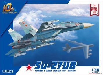 Збірна модель 1/48 Су-27УБ багатоцільовий винищувач, Great Wall Hobby L4827
