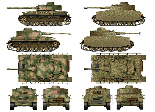 Збірна модель 1/35 Pz.Kpfw.IV Ausf.G (пізній), Border Model BT-001 (2025)