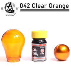 Кольоровий нітро лак - помаранчевий (Clear Orange), Sunin7 042 (15 мл)