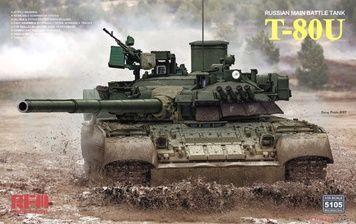 Збірна модель 1/35 Т-80У основний бойовий танк, RFM RM-5105