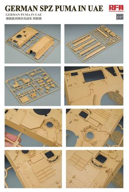 Збірна модель 1/35 Schützenpanzer Puma, з робочими траками (2023), RFM RM-5107