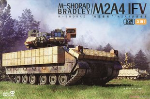 Збірна модель 1/35 M2A4 Bradley / M-Shorad Bradley, Magic Factory 2004