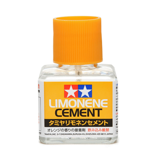 Клей для пластику з лимонним ароматом Limone Cement(40 мл), Tamiya 87113