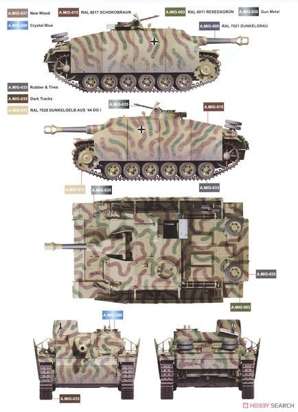 Збірна модель 1/35 StuH 42 Ausf.G (пізній) з повним інтер'єром та фігурками екіпажу, Border Model BT-036