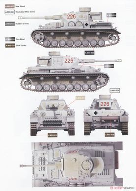 Збірна модель 1/35 Pz.Kpfw.IV Ausf.G середніх серій (Харків, весна 1943), Border Model BT-033