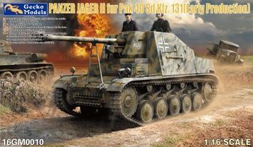 Збірна модель 1/16 Marder II Sd.Kfz.131 ранніх випусків, Gecko Models 16GM0010