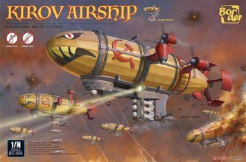 Збірна модель дирижабля Kirov Airship (Red Alert 2), 400 мм, snap-kit з підсвіткою та звуком, Border Model BC-004