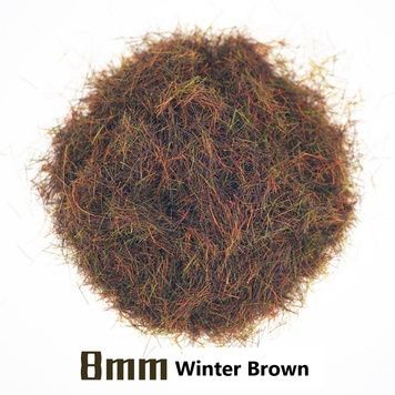 Трава для діорам (флок) - коричнева зимова трава (Winter Brown), 8 мм, 30 г, Storm Creation G8010