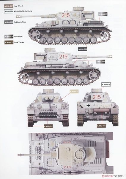 Збірна модель 1/35 Pz.Kpfw.IV Ausf.G середніх серій (Харків, весна 1943), Border Model BT-033