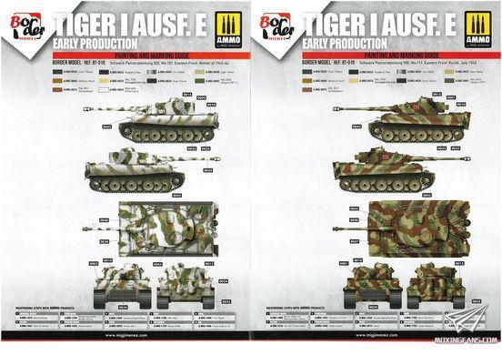 Збірна модель 1/35 Tiger I Pz.Kpfw.VI Ausf.E ранніх випусків, з реплікою Рицарського хреста, Border Model BT-010