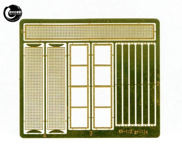 Решітки для МТО КВ-1 та КВ-2 в 1/35 (для моделей Trumpeter), SS-Model 35-81