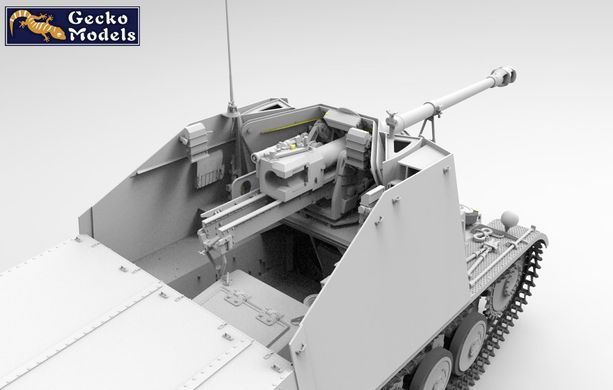 Збірна модель 1/16 Marder II Sd.Kfz.131 ранніх випусків, Gecko Models 16GM0010