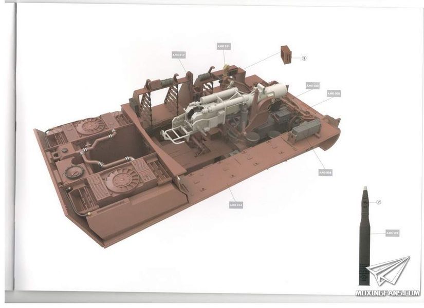 Збірна модель 1/35 Jagdpanther G1 пізніх випусків, з повним інтер'єром, Takom 2106
