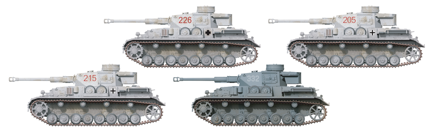 Збірна модель 1/35 Pz.Kpfw.IV Ausf.G середніх серій (Харків, весна 1943), Border Model BT-033