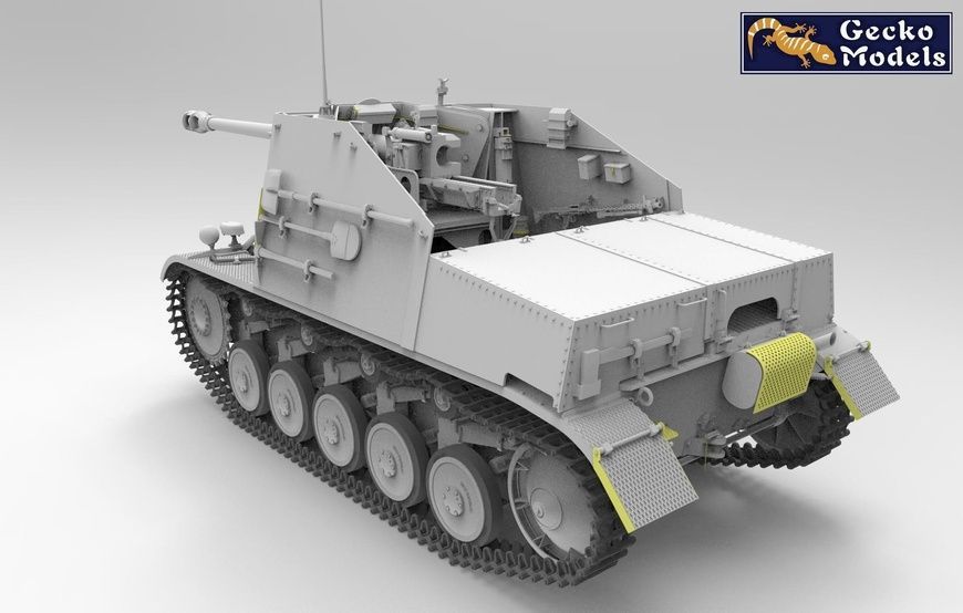 Збірна модель 1/16 Marder II Sd.Kfz.131 ранніх випусків, Gecko Models 16GM0010