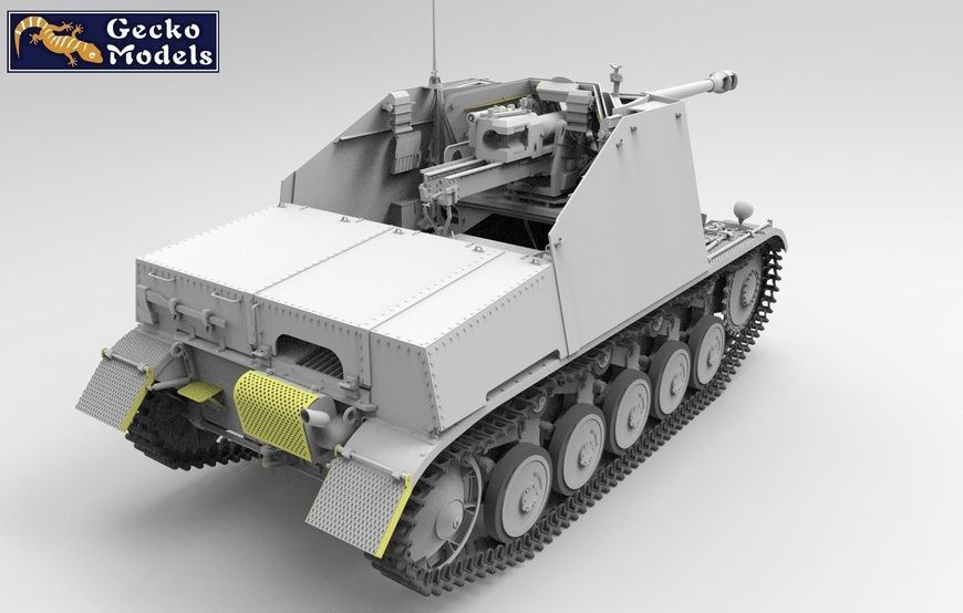 Збірна модель 1/16 Marder II Sd.Kfz.131 ранніх випусків, Gecko Models 16GM0010