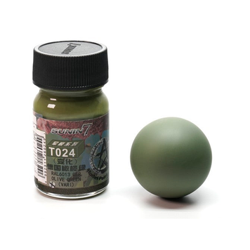 Нітро фарба Німецька оливково-зелена RAL 6003, темніший варіант (German Olive Green Variation), Sunin7 T024 (15 мл)