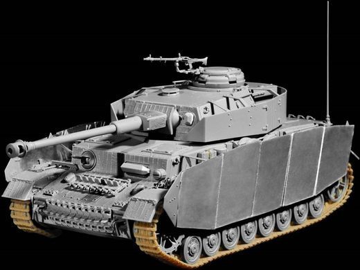 Збірна модель 1/35 Pz.Kpfw.IV Ausf.H пізніх випусків з циммеритом (2 в 1) з Magic Track, Dragon 6933