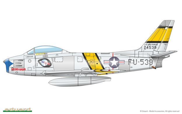 Збірна модель 1/48 North American F-86F-30 Sabre &ldquo;Ultimate Sabre&rdquo; (Limited Edition), Eduard 1163