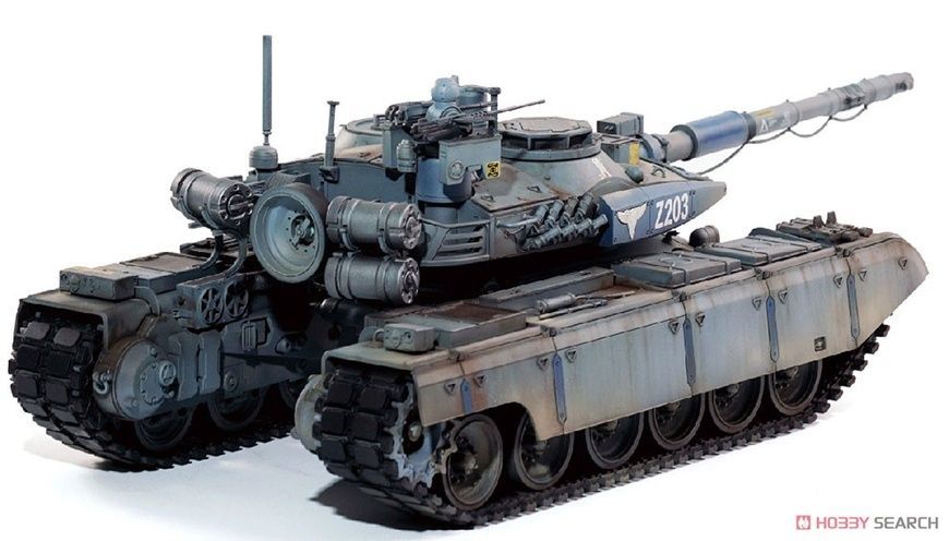 Збірна модель 1/35 Grizzly Battle Tank (Red Alert 2) з підсвіткою та звуком, snap-kit, Border Model BC-002