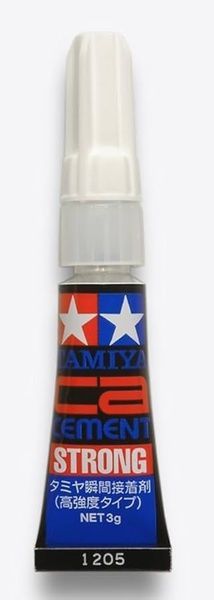 Суперклей з підвищеною міцністю CA Cement Strong (3 г), Tamiya 87139