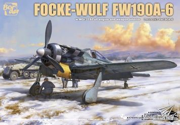 Збірна модель 1/35 Focke-Wulf Fw.190A-6 w/WGr.21 з інтер'єром, Border Model BF-003
