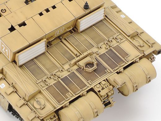 Збірна модель 1/35 Challenger 2 Desertised + фототравлення Eduard TP076, Tamiya 35274