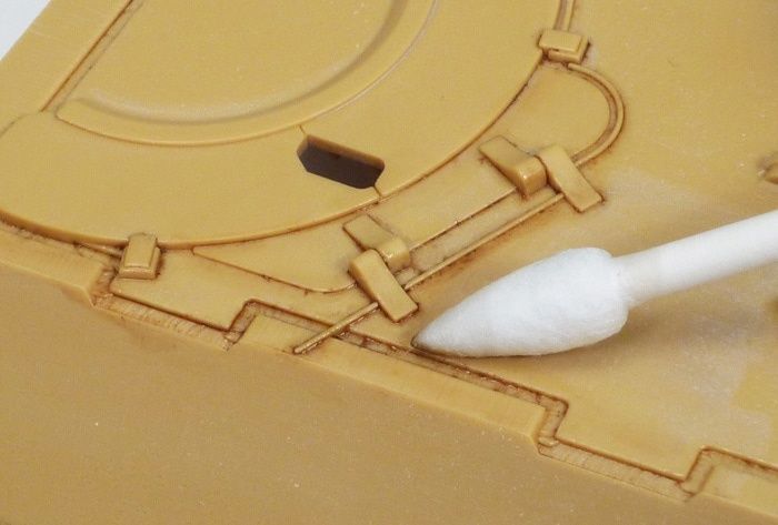 Змивка модельна коричнева (Brown) Panel Line Accent Color (40 мл), Tamiya 87132