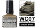 Змивка модельна сіро-коричнева Mr. Weathering Color Grayish Brown (40 мл), Mr. Hobby WC07
