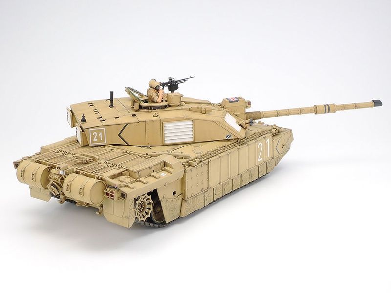 Збірна модель 1/35 Challenger 2 Desertised + фототравлення Eduard TP076, Tamiya 35274