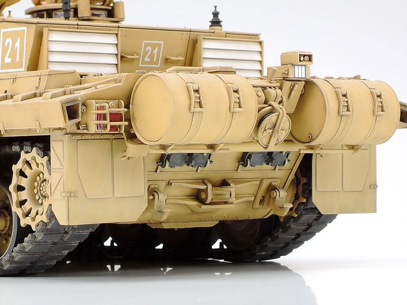 Збірна модель 1/35 Challenger 2 Desertised + фототравлення Eduard TP076, Tamiya 35274
