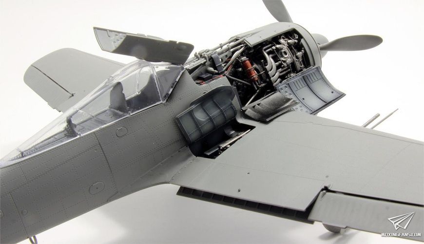 Збірна модель 1/35 Focke-Wulf Fw.190A-6 w/WGr.21 з інтер'єром, Border Model BF-003