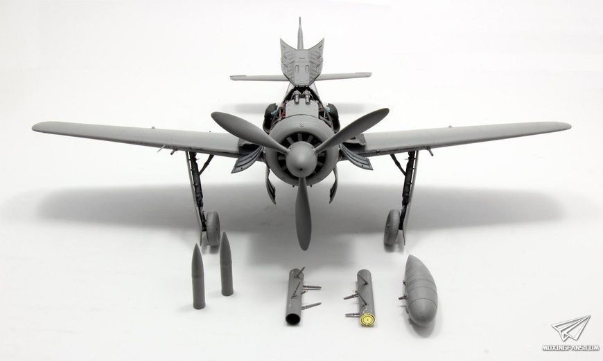 Збірна модель 1/35 Focke-Wulf Fw.190A-6 w/WGr.21 з інтер'єром, Border Model BF-003