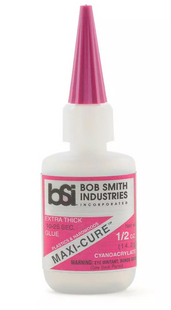 Клей цианоакрилатний густий Bob Smith Industries Maxi-cure Extra Thick​​​​​​​ (15 мл)