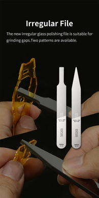 Скляний полірувальний напилок клиноподібної форми Siren Extra Fine, DSPIAE SF-17