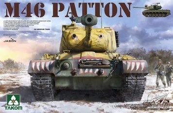 Збірна модель 1/35 M46 Patton середній танк США, Takom 2117
