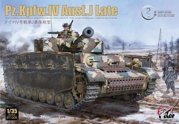Збірна модель 1/35 Pz.Kpfw.IV Ausf.J пізніх випусків, з робочими траками (2 в 1), Border Model BT-008