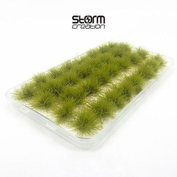 Пучки трави для діорам, осінньо-зелені (Autumn Green), висота 8-9 мм, 28 шт, Storm Creation SC3088