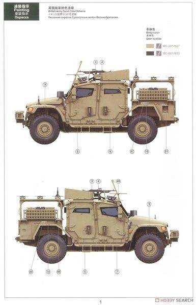 Збірна модель 1/35 Husky TSV (Tactical Support Vehicle), Meng VS-009